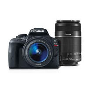 Canon EOS Rebel SL1 18-55 IS STM Lens Kit Refurbished with EF-S 55-250mm f/4-5.6 IS II Refurbished  