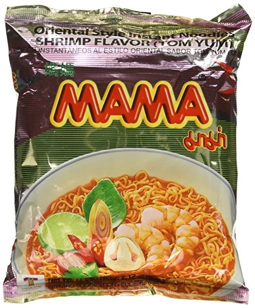 30 2.12OZ PackagesTom Yum Flavour Instant Noodles (Shrimp Flavored)