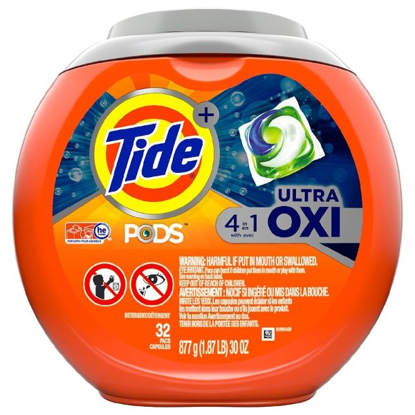 PODS Ultra Oxi Liquid Laundry Detergent Pacs