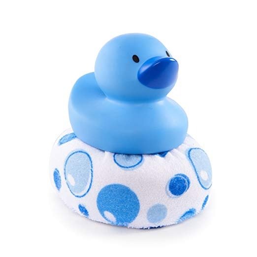 Duck Duck Clean Sponge Bath Toy, Blue