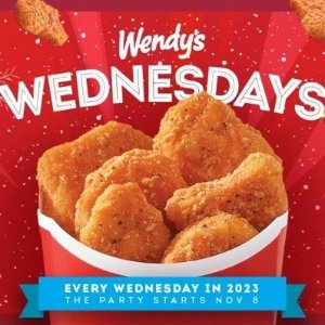 freeWendy's free  w/ Purchase
