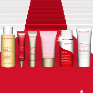 With any $100 order @ Clarins