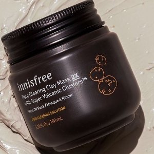 Amazon Innisfree 精选护肤产品大促 收火山岩清洁面膜