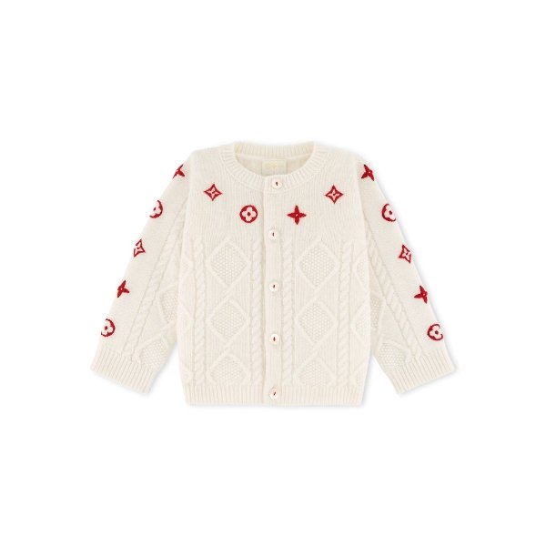 Embroidered Knitted Cardigan