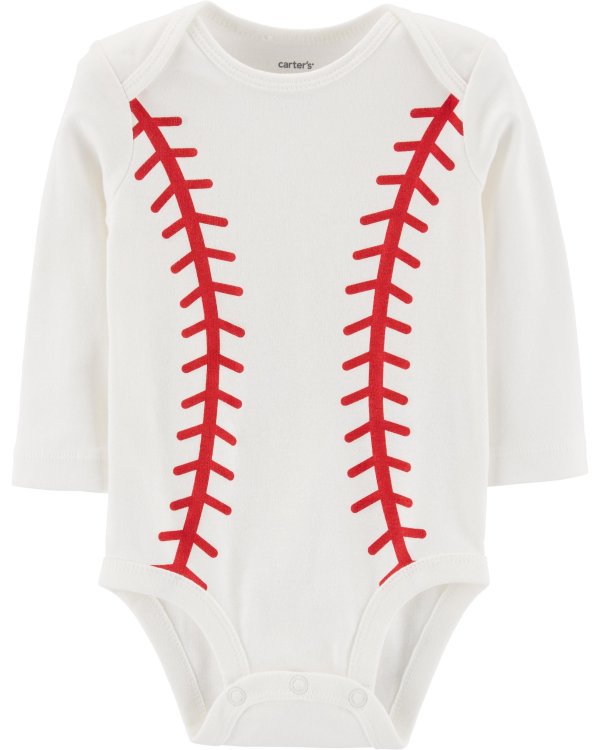婴儿棒球包臀衫