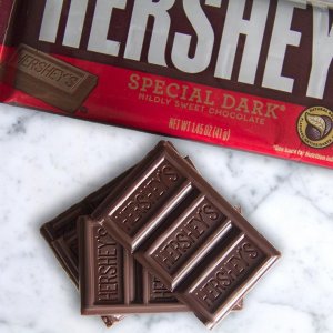 HERSHEY'S 特浓黑巧克力方块加大装 12块
