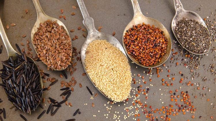 全麦,藜麦,奇亚籽,大麻籽,亚麻籽,野米究竟是什么 | 附GI清单 | 超级粮食