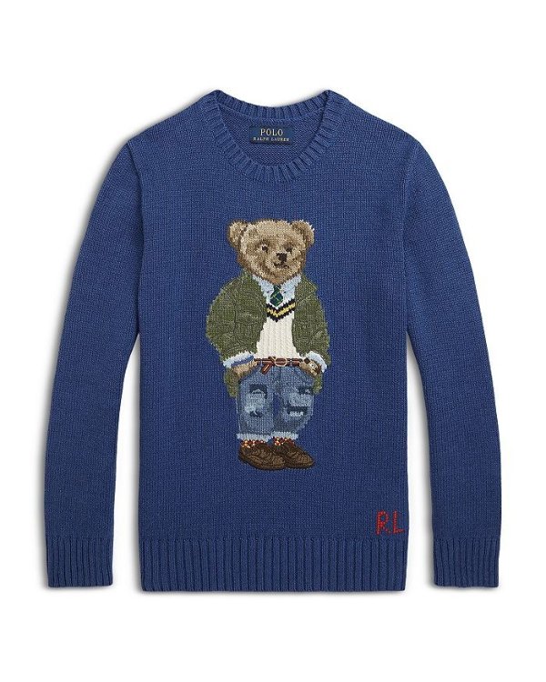 Boys' Polo Bear Sweater - Little Kid, Big Kid