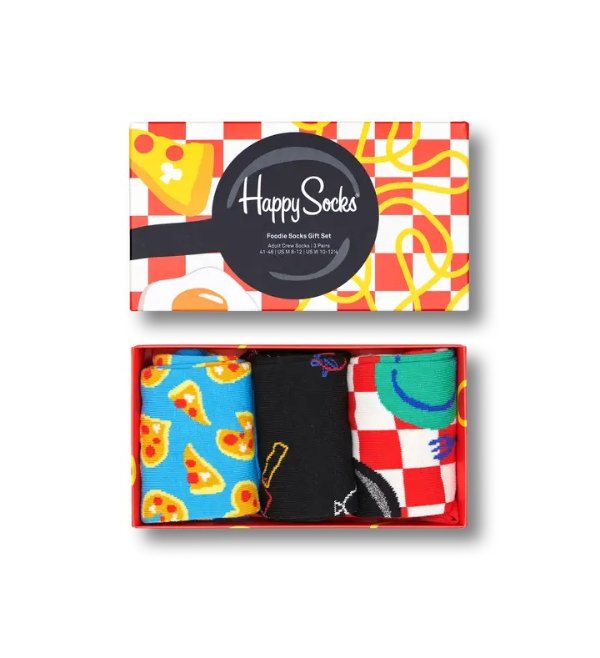 Food Gift Set 3-Pack | Happy Socks