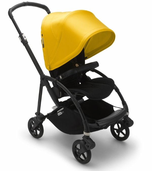 Bee6 Complete Stroller (One Box) - Black/Black/Lemon Yellow