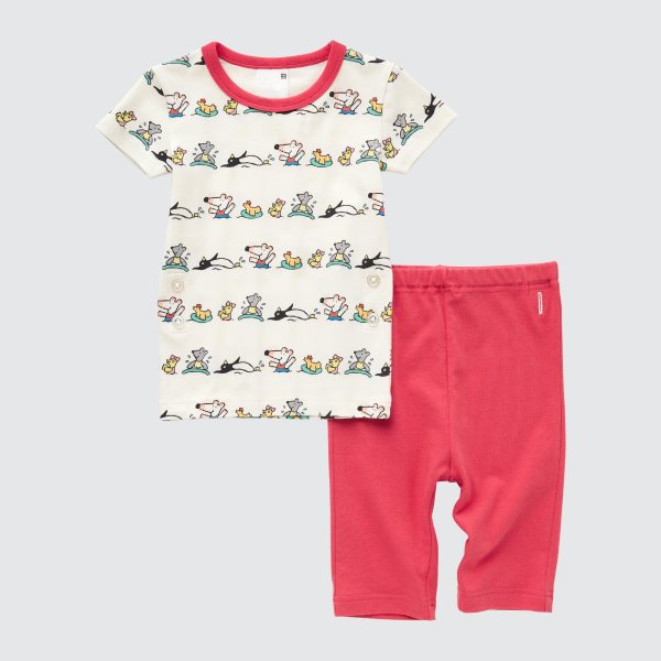 The Picture Book Collection Dry Short-Sleeve Pajamas (Maisy) | UNIQLO US