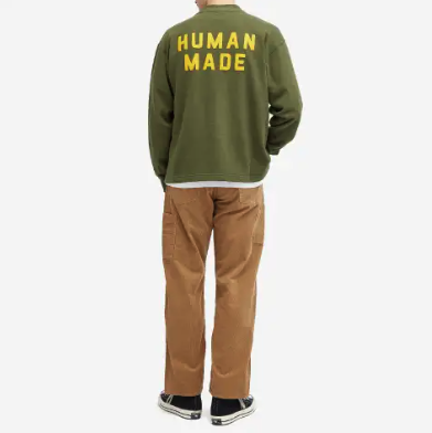 Human Made logo开衫