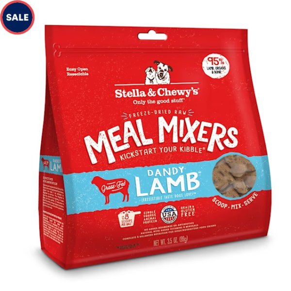 Freeze Dried Raw Dandy Lamb Meal Mixer High Protein Dry Dog Food Topper, 18 oz. | Petco
