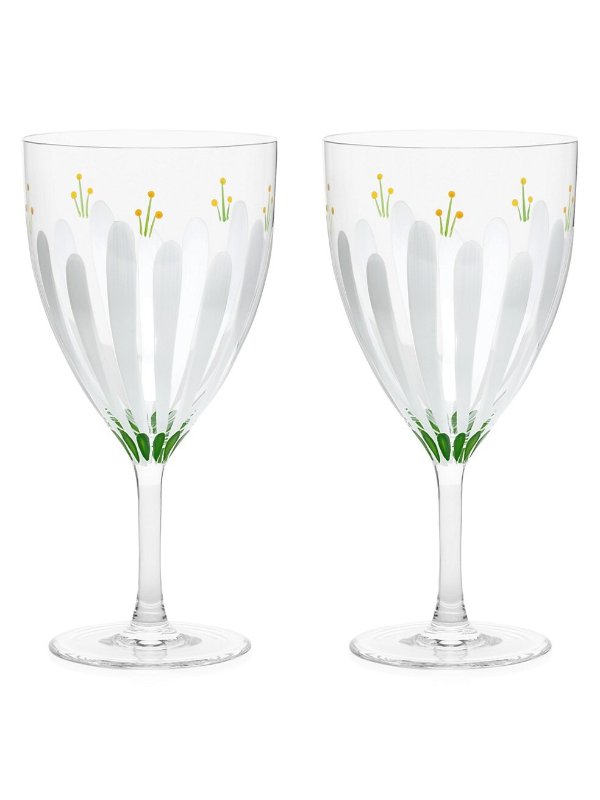 Spring Meadow 2-Piece Wine Glass Set