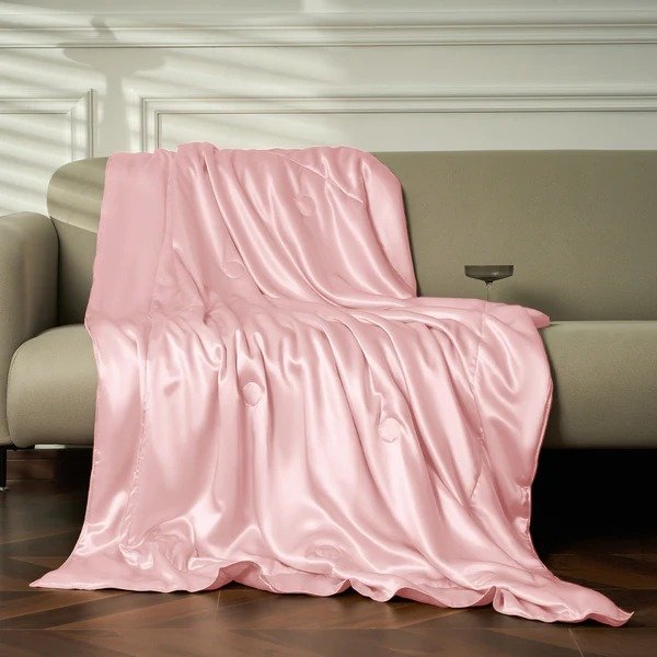Silk Throw Blanket
