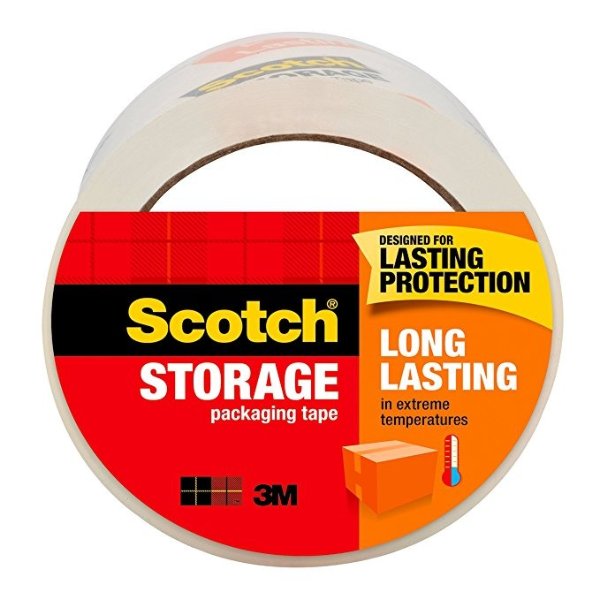 Long Lasting Storage Packaging Tape, 1.88 in. x 54.6 yd, 1 Roll/Pack