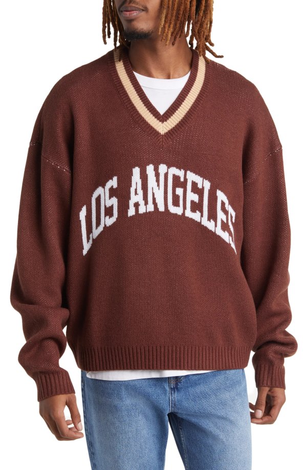 Los Angeles V-Neck Sweater