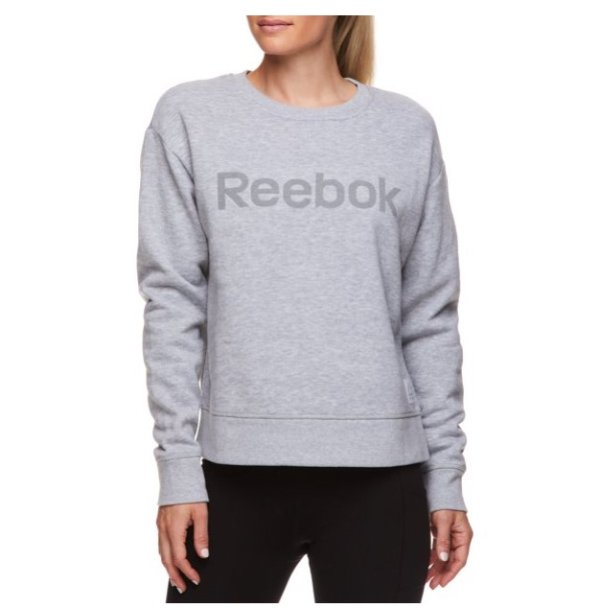 Walmart Reebok Womens Cozy Crewneck Sweatshirt