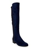 Blue Unhudy Over-the-Knee Boots