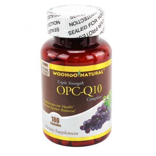 Triple Strength Complete OPC-Q10 Antioxidant Formula 180 Capsules - 3 Month Supply