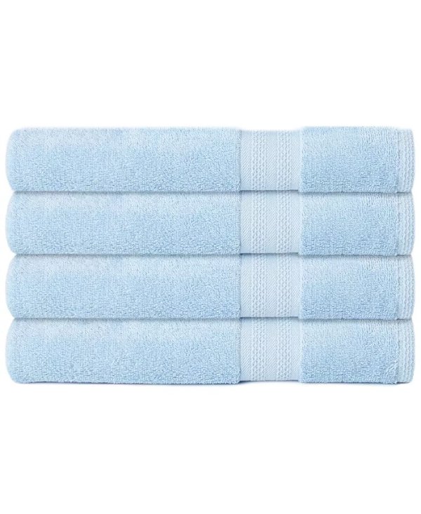 Soft Spun Cotton 4-Pc. Bath Towel Set