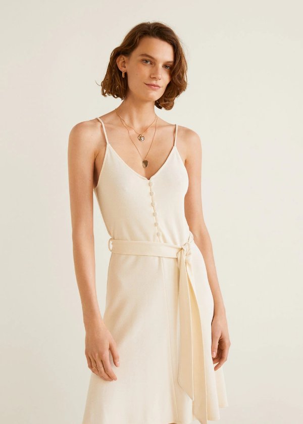 Bow knitted dress - Women | OUTLET USA
