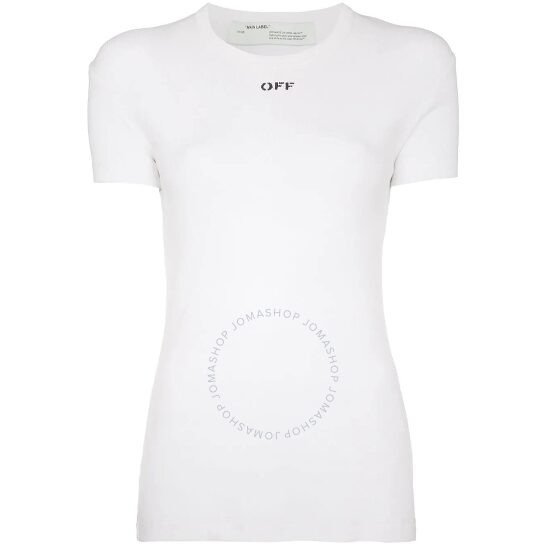 Fitted Short Sleeve T-Shirt in White