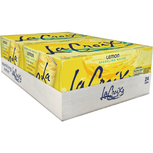 Sparkling Water - Lemon 2/12pk/12 fl oz Cans, 24 / Pack (Quantity)