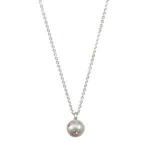 Swarovski Crystal Its A Girl Pendant Necklace