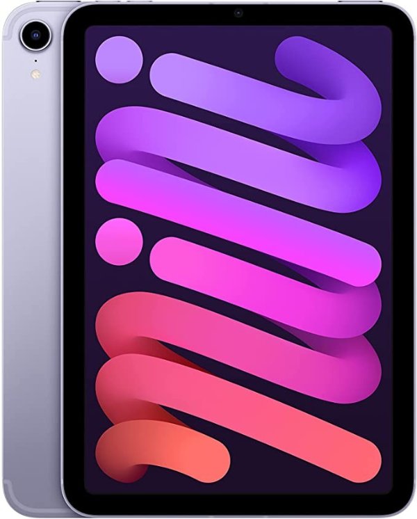 2021 Apple iPad Mini (Wi-Fi + Cellular, 64GB) - Purple