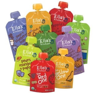 Ella's Kitchen Organic Stage 2, Apples + Strawberries, 3.5 Ounce (Pack of 6)