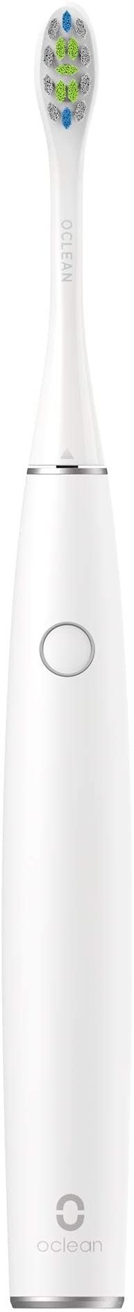 Ultra Quiet Oclean Air 2 Smart Sonic Electric Toothbrush, Portable and Long-Lasting 30 Days Battery Life 2.5 H Fast Charging IPX 7 Waterproof - White