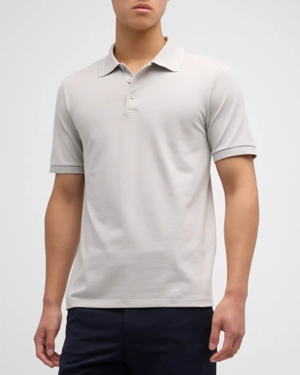 Men's Precise Tipped Polo Shirt