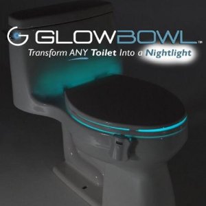 GlowBowl - Motion Activated Toilet Nightlight (Fits ANY Toilet)
