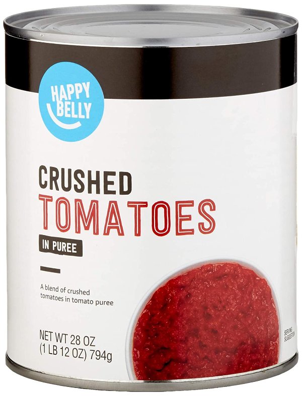 Amazon Brand -Tomatoes, Crushed, 28 Ounce