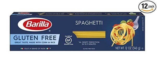 Gluten Free Spaghetti, 12 ounce, Pack of 12