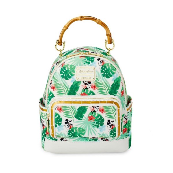 Mickey and Minnie Mouse Tropical Loungefly Mini Backpack | shopDisney