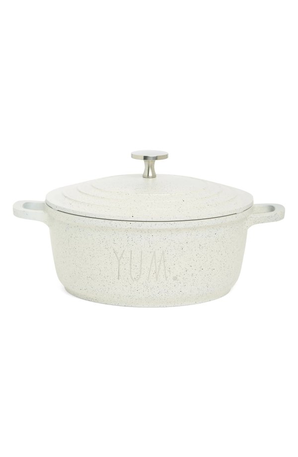Speckled 2-Quart Casserole Dish with Lid