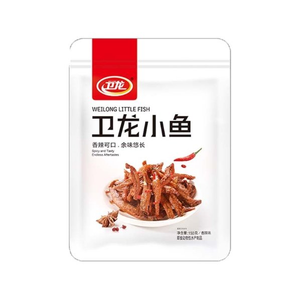 Weilong Weilong Small Fish Spicy 150g