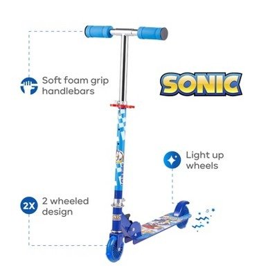 Sonic the Hedgehog 2 Wheeled Kids Scooter