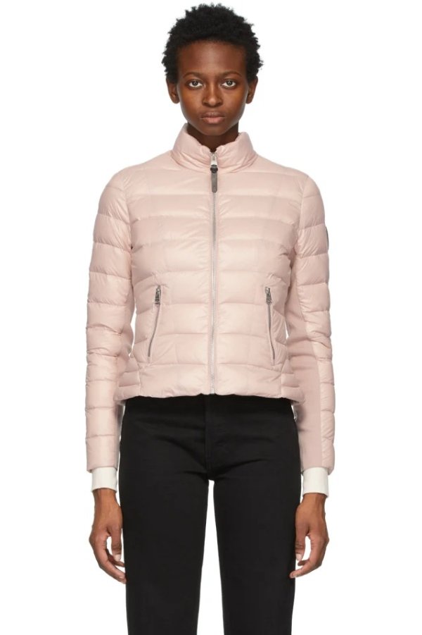 Pink Down Lightweight Reema Puffer Jacket