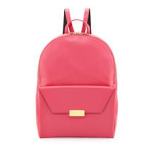 Stella McCartney Beckett Soft Faux-Leather Backpack, Hot Pink