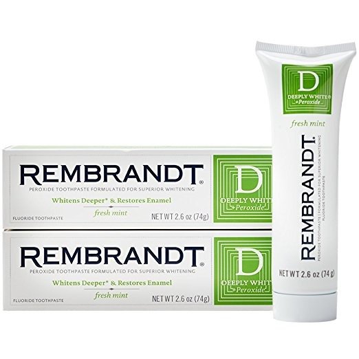 Deeply White + Peroxide Whitening Toothpaste 2.6 oz, 2 Pack, Fresh Mint Flavor