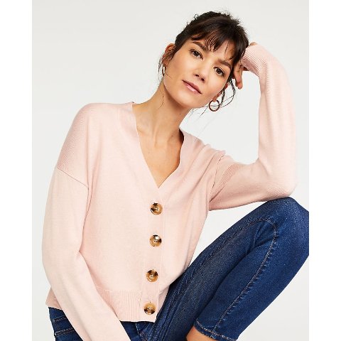 Ann Taylorextra 70% off 3 items, extra 60% off 2 sale itemsV-Neck Cardigan