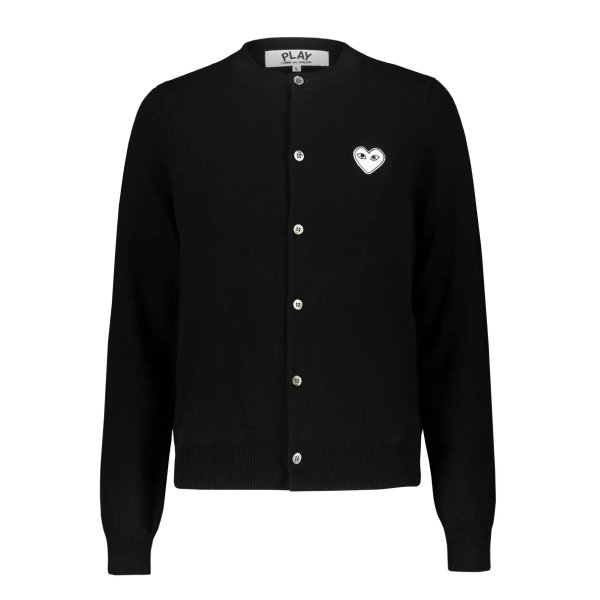 Heart Patch Knitted Cardigan