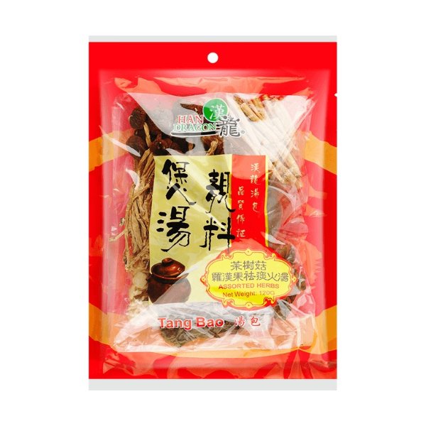 HANLONG Tea Tree Mushroom and Luo Han Guo Phlegm Reducing Soup Dried Assorted Herbs , 4.23 oz