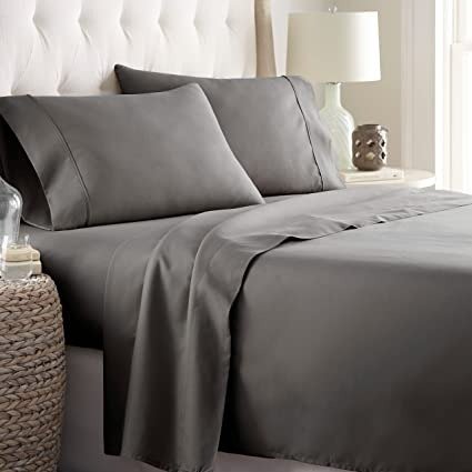 Danjor Linens Twin XL Size Bed Sheets Set - 1800 Series 4 Piece Bedding Sheet & Pillowcases Sets