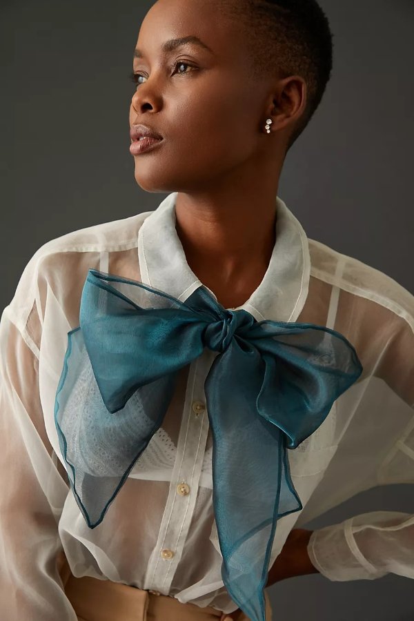 Current Air Tulle Neck Tie
