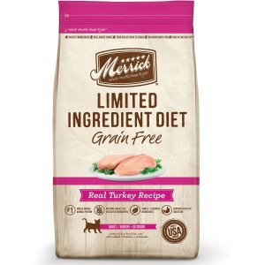 Merrick Limited Ingredient Diet Grain-Free Real Turkey Recipe Dry Cat Food