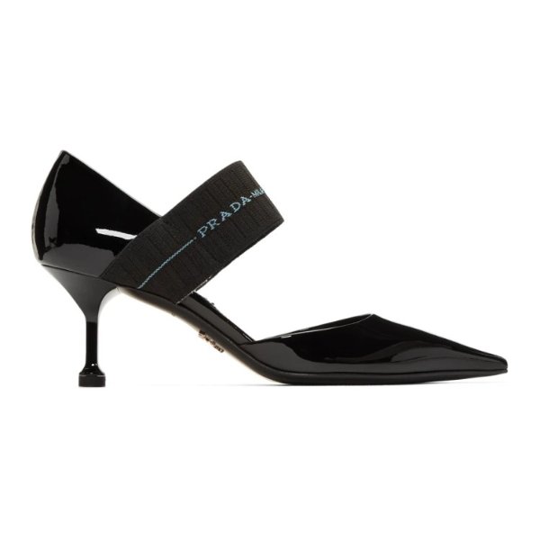 - Black Patent D'Orsay Heels
